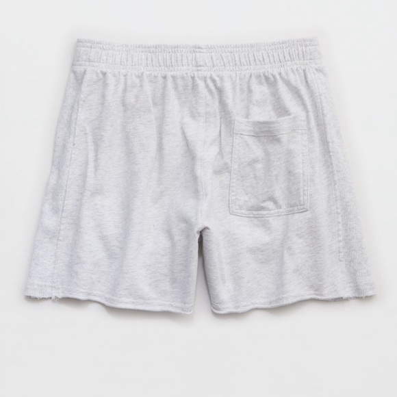 NWT Aerie Let Loose Fleece Shortie In Light Heather Grey Sz XS. - Picture 4 of 12